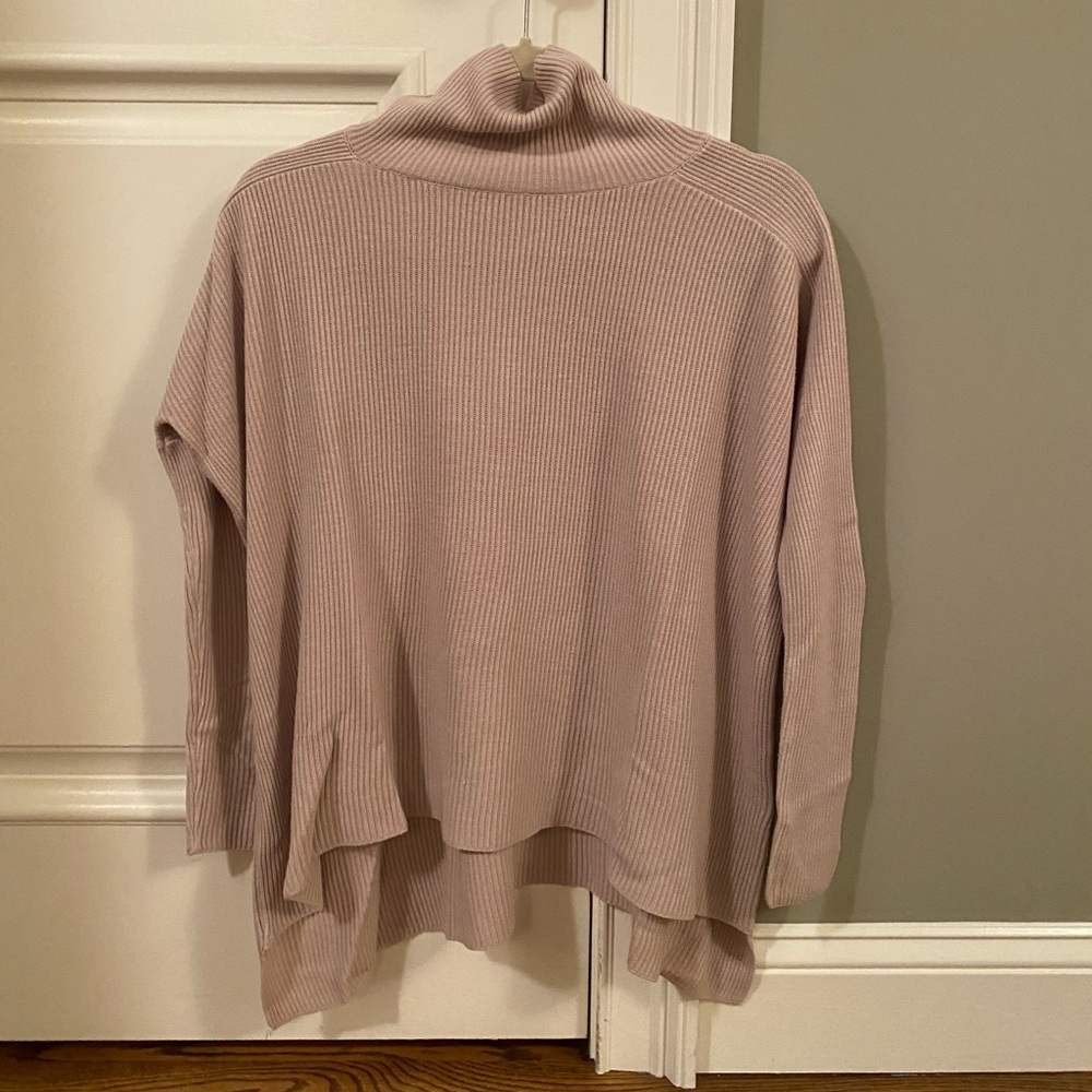 Brandy Melville blush pink cotton turtleneck